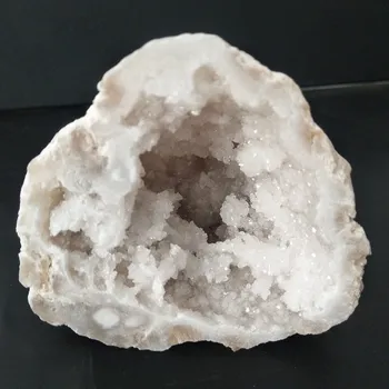 150-200g dabas Balts agate geode kristāla klastera Rags feng shui Dekoratīvais akmens gemstones