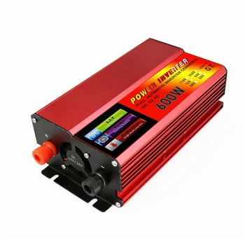600W Power Inverter Pārveidotājs DC 12V 24V uz AC 110V, 220V Modificētu Sinuss Viļņu Enerģijas ar USB 5V Izejas auto lādētāju
