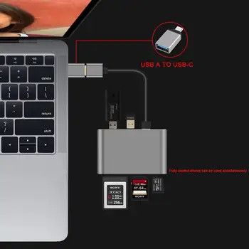 XQD atmiņas Kartes Lasītājs Adapteri USB 3.0 Un Tipa C Interfeiss Portatīvo Flash Atmiņas Kartes Lasītājs, kas Piemērots Sony G M Sērija SD Sērija