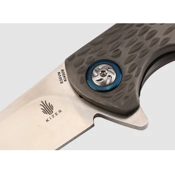 Kizer titāna edc mini kabatas nazis Sealion KI4509 medību naži tūrisma nazis āra augstas kvalitātes izdzīvošanas nažiem