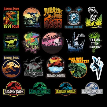 75 Gab Jurassic Park Grafiti Uzlīmes Dinozauru Seris Dzīvnieku Funny Uzlīmes Uz Bagāžas Klēpjdatoru Notebook Motociklu Rotaļlietas Uzlīmi