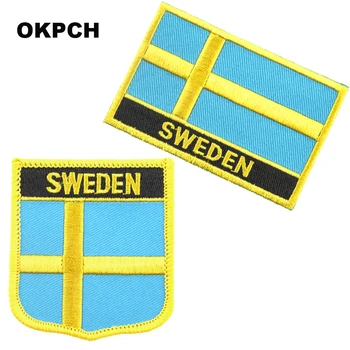 Norvēģijas Karogu, izšūti plāksteri karoga plāksteri valsts karoga plāksteri Plāksteri Apģērbu DIY Apdare PT0144-2
