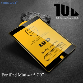 10D Pilnībā Segtu Melns iPad Mini 5 Mini 4 7.9