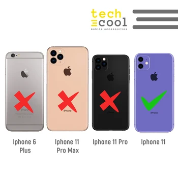 FunnyTech®Silikona Case for Iphone 11 l gabaliem lego krāsas
