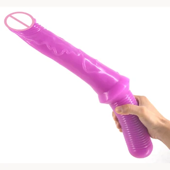 FAAK Divējāda lietojuma garš dildo liels pievienojiet anālā seksa produktiem zobenu dubultā dildo milzīgs penis erotiskās rotaļlietas, kas sieviešu dzimuma veikals