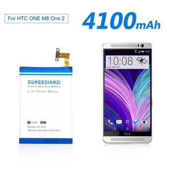 BOP6B100 New 4100mAhPhone Rezerves Akumulatoru, Lai HTC One M8 Viens Plus 2 M8x M8w M8t M8d Li-jonu Polimēru Baterijas