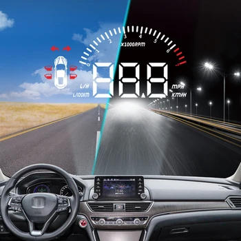 HUD Auto Head Up Displejs Priekš Honda Accord 2017 2018 2019 Pilnu Funkciju Drošas Braukšanas Ekrāna Vējstikla ātruma projektors