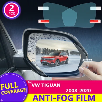 Pilnībā Segtu Anti Miglas Ūdensnecaurlaidīgs Filmas Volkswagen, VW Tiguan MK1 MK2 2008~2020 Auto Atpakaļskata Spogulī, ar aizsargplēvi Piederumi