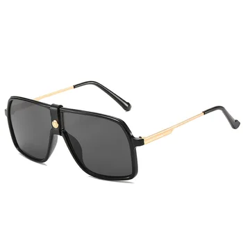 Zīmola Dizaina Jaunu Vīriešu Modes Saulesbrilles Klasiskās Vīriešu Saules Vintage Brilles UV400 Sunglass Briļļu Toņos vīriešiem Oculos de sol