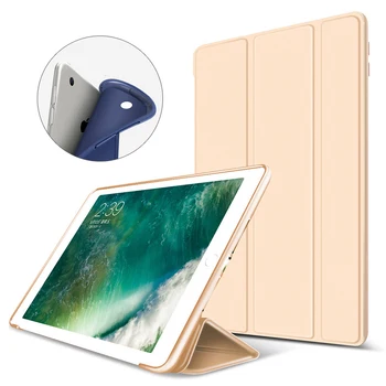 Essidi Mīksta Silikona Slim Case For ipad 2 3 4 Paaudzes Magenetic Folio Tabletes Tri-reizes Smart Cover Sleeve For ipad 2 3 4