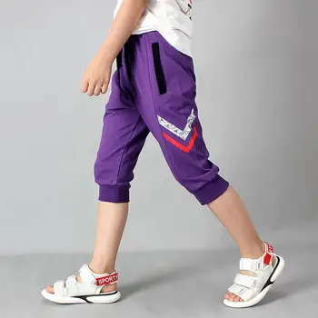Bērniem sporta apgriezts bikses vasarā jaunu kokvilnas bērnu apģērbs lieliem bērniem gadījuma meitenēm bērnu zēnu drēbes