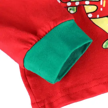 Ziemassvētku Dinozauru Pidžamas Bērniem Zēni Ziemassvētki Sleepwear Komplekts Bērniem Santa Claus Apģērbs Bērniem Kokvilnas Pjs