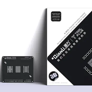 QianLi Universālu 3D/2D 3IN1 Black Trafaretu iphone 6/7/8/X/xs/xs max/XR/11 Flash HDD PCIE NAND BGA Reballing Trafaretu