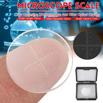 10MM/100 0.1 MM C7 Mikroskopu, Bīdāmās Mēroga Mērķis Mikrometra Kalibrēšanas Krusta Valdnieks Diametra Mērīšanas Instrumenti