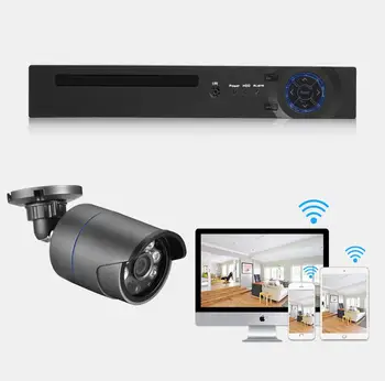 AZISHN IP Camera 3MP H. 265 Audio Ierakstu ONVIF Āra Ūdensizturīgu IP66 CCTV Kamera Nakts Redzamības Mājas Apsardze Tīkla Cam