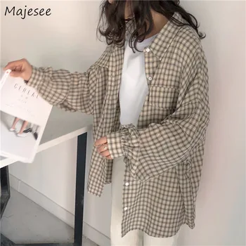 Krekli Sievietēm, Kawaii Vienkāršu Gadījuma Pleds Zaudēt korejiešu Stilā, katru Dienu, Visas spēles Harajuku Gudrs Students Sieviešu Apģērbu Modes Vintage