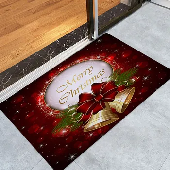 Priecīgus Ziemassvētkus Laipni Doormats Iekštelpu Mājas Dekori Paklāji 40x60CM Virtuves Paklājiņš Vannas Paklājs Ilgi, Guļamistaba, Dzīvojamā Istaba Grīdas Paklājs #F