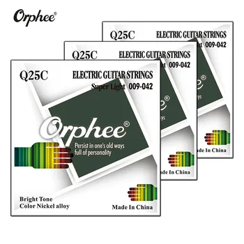Orphee 1 Komplekts Sākotnējās Elektrisko Ģitāru Stīgas Skrūvēm Core+Niķeļa Sakausējuma, Brūču Lieliski, Spilgti Krāsains Elektrisko Ģitāru Stīgas