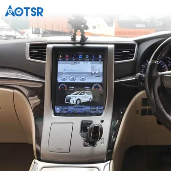 Android7.1 Auto GPS Navigācijas Tesla Stila 12.1 InchVertical auto multimedia player Toyota Alphard 2007. - 2013. gadam navigācijas sistēmas