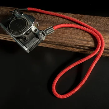 Alpīnisma Neilona Virves Kamera Plecu Kakla Siksnu, Jostu, Mirrorless Digitālā Fotokamera Leica Canon Nikon Olympus Pentax Sony