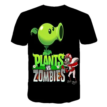 Vasaras T-krekls Augi Vs Zombies funny t krekls Zēnu, Meiteņu T-Krekls 3d Drukas gadījuma Bērnu Tops ar Īsām Piedurknēm Poliestera Bērniem Clo