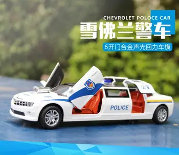 1:32 Chevrolet īpašu automašīnu, policijas ugunsdzēsēju mašīna, Rotaļu Automašīnas Metāla Rotaļu Sakausējuma Diecasts & Rotaļu automobiļi Automašīnas Modelis Rotaļlietas Bērniem