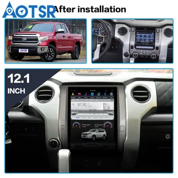 Tesla stils Android 7.1 Auto GPS Navigācijas spēlētājs Toyota Tundra-2017 Galvas Vienības stereo multivides satnav auto radio IPS