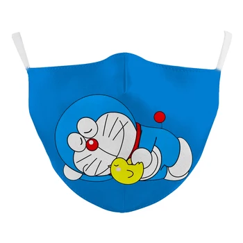 Cute Karikatūra Doraemon Atkārtoti Mutes, Sejas Maska Nepievelk Putekļus Maska Aizsardzības Masku, Respiratoru Muti Purns Mazgājams Maskas