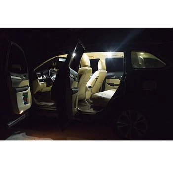 Par 2009-2019 Ford Flex Balta auto piederumi Canbus Bez Kļūdām, LED salona Apgaismojuma Lasīšanas Gaismas Komplektu, Kartes Dome Licence Lampas