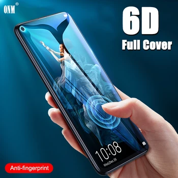 6D Rūdīta Stikla Huawei Honor 20 Pro Full Cover Izliekta Ekrāna Aizsargs Filmu par par Huawei Honor 20 Aizsargājošu Stikla