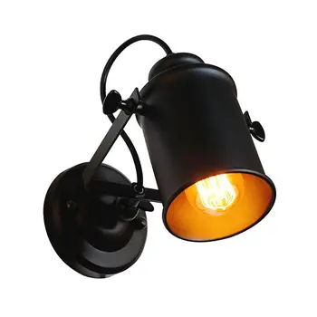 Jauns Sienas Lampas Amerikāņu Retro Valsts Loft Stilā, LED lampas Rūpniecības Vintage Dzelzs sienu gaismas, Bārs, Kafejnīca, Mājas Apgaismojums