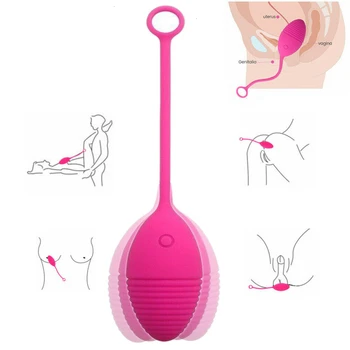 Ben Wa Bumbu Kegel Izmantot Vaginālo Olas USB Lādējamu Spēcīgs Vibratori Ūdensizturīgs Seksa Rotaļlietas Sievietēm, Klitora Stimulāciju