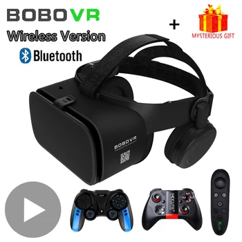 Bobovr Bobo VR Z6 Smart 3 D Casque Viar Bluetooth 3D Brilles Virtuālo Realitāti, Austiņas, Ķivere, Aizsargbrilles, Lēcas Tālruņa Viedtālrunis