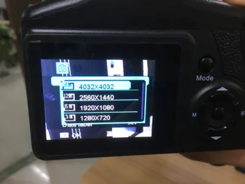 SLR Digitālās Fotokameras Videokameras 16MP Full HD 1080P Video Kamera 16X Zoom AV Interfeiss 16 Megapikseļu CMOS Sensors Atbalsts TV Izejas
