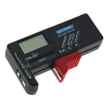 BT-168D Digitālo Akumulatoru Testeris Detektoru Spēju Diagnostikas Rīks Volt Pārbaudītāju Aaa Aa C D 9V 1,5 V Pogu Šūnu Akumulators