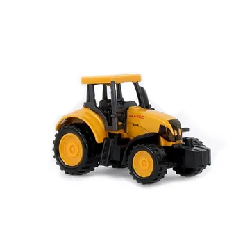 8Pcs/Komplekts Mini Sakausējuma Projektēšana Automašīnas Modelis Traktors Rotaļlietas Dump Truck Modelis Klasisks Rotaļu Mini Transportlīdzekļu Zēniem Dāvanu