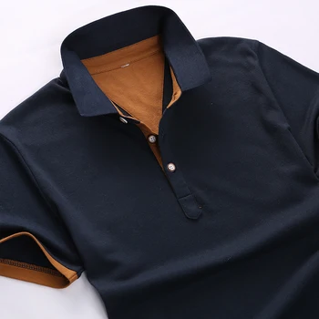 Vairumtirdzniecības Polo Krekls Vīriešiem Gadījuma Zīmolu Apģērbu Uzņēmējdarbības Vīriešu Elpojošs Modes Poloshirt Jauno Vasaras Polos Kokvilnas Para Hombre 49