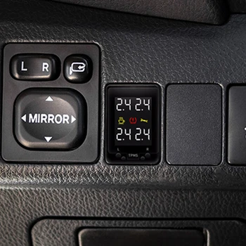Toyota Auris 2012 Sienna Highlander Corolla 2012 LCD Displejs OBD TPMS Riepu Spiediena Monitoru, Auto Riepas Drošai Signalizācijas Sistēma