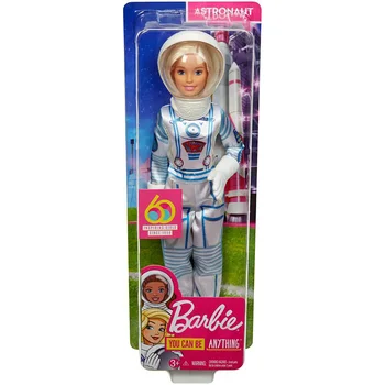 Mattel, Barbie Karjeru 60. Gadadienu, Okupācijas Astronauts Aksesuāru Kolekcijas Tērps Lelle Modes Princese Rotaļlietas Meitenēm