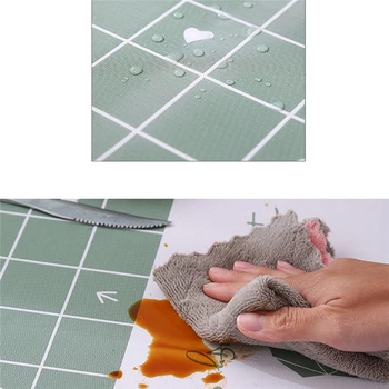 Austu galdautu PVC Ūdensnecaurlaidīga Oilproof Anti-piesārņojuma Galdauts Virtuves Dekoratīvu Taisnstūra Kafijas Virtuvi Galdauts Karte
