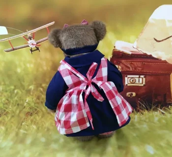 Teddy bear plīša pildījumu rotaļlietas ar Apģērbu, plīša kopīgu rotaļu lācīti lelle bērnu rotaļlietu meitenei dzimšanas dienā Ziemassvētku dāvanu Veikals Dekori Triver