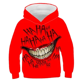 Smieklīgi Halloween sporta Krekls Par Bērnu Zēniem Hoodies Bērniem, Apģērbi Bērniem, Džemperi Tracksuit Streetwear Šausmu Mākslas Džemperis 4 14Y