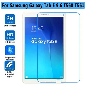 Premium Rūdīts Stikls Screen Protector For Samsung Galaxy Tab E 9.6 collu SM-T560 SM-T561 Tablete Drošības Aizsardzības Stiklu Plēves