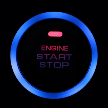 LEEPEE Universālā Keyless Ieceļošanas Aizdedzes Startera Slēdzis Auto Auto Dzinēja Start Stop Pogu 12V Auto Rezerves Piederumi