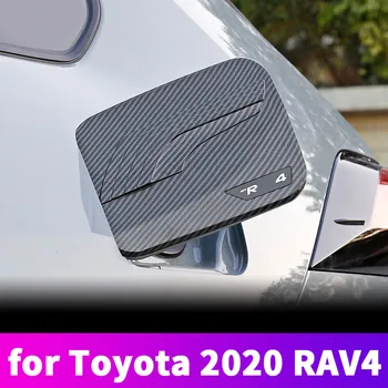 ABS Degvielas Tvertne Dekoratīvie Klp Degvielas Aizsardzības Segt Ķermeņa Apdare Uzlīme Modificēti Piederumi Toyota Rav4 2019 2020