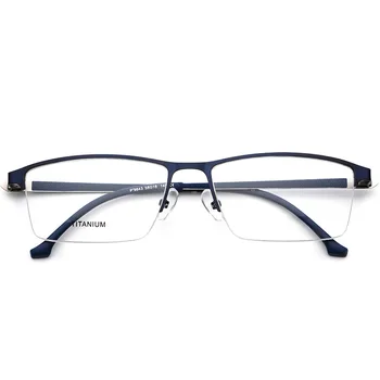 Vīriešu Laukumā Titāna Sakausējuma Brilles Rāmis Vīriešu 2019 Jaunu Vieglo Recepšu Brilles Pusi Tuvredzība Optiskie Rāmji Briļļu Bezskrūvju