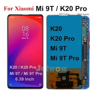Par Xiaomi Redmi k20 LCD K20 Pro / Mi 9T / Mi9T Pro Pasaules LCD Displejs, Touch Screen Digitizer par Xiaomi Mi 9t par Redmi K20 Pro
