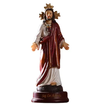 Dievmātes Lourds Statuja Attēls Saint Vissvētākās Jaunavas Marijas Skulptūra Jēzus Kristus Tabletop Statuetes