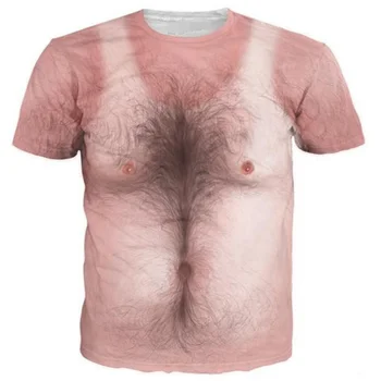Jauno Modes Pāris Vīrieši Sievietes Muskuļu Smieklīgi 3D Drukas Gadījuma Nav Klp Vasaras Kreklu, T-Krekli, t-veida Topi