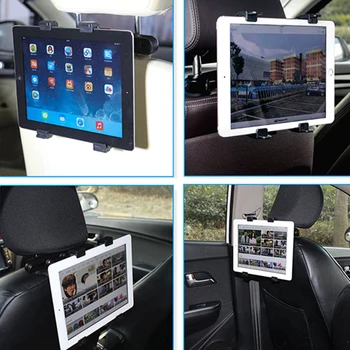 Powstro Regulējams Statīvs Universālā Tablet Stand Pad Stenta Auto Sēdekļa Pagalvi Navigācijas Turētājs Atbalsts Tablete Stāv Mount